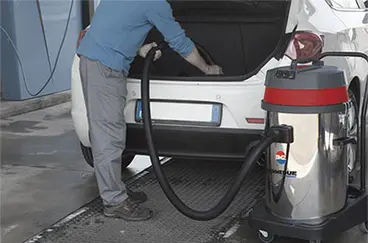 Biemmedue SM 80 2 Moteurs - Poubelle Aspiratrice Professionnelle à Fût Fixe ou Inclinable