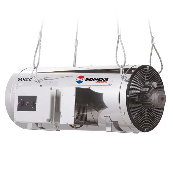 Biemmedue GA 100 C - Générateur d'air chaud pour le chauffage d'entrepôt