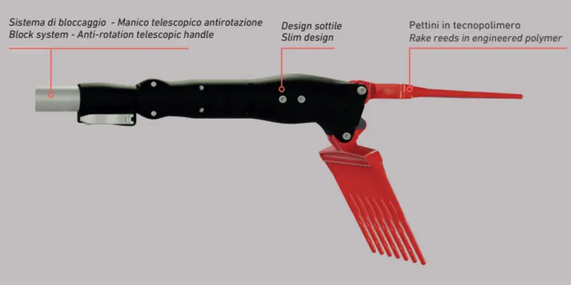 Castellari Olivance EP L 18 12V - Taille-haie professionnel à batterie 3 m
