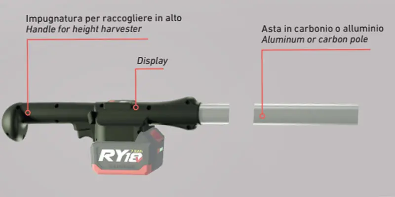 Castellari Vertigo L 18 12 V taille-haie professionnel