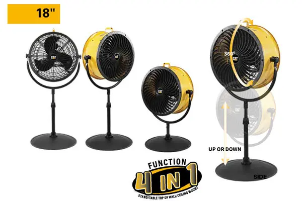 CFG CT008 - Ventilateur sur pied CAT HVPD-18AC Ø 45 cm