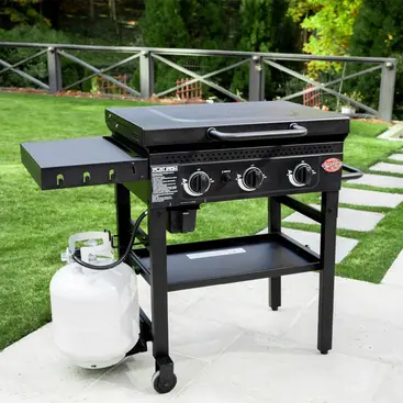 Char-Griller FlatIron 3 Burner - Barbecue à gaz à 3 flammes