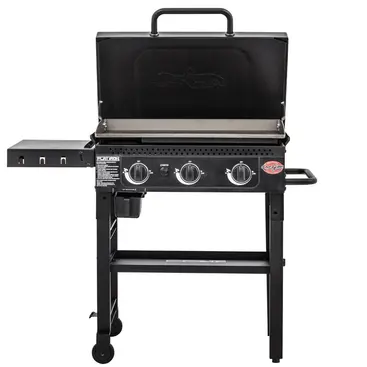 Char-Griller FlatIron 3 brûleurs - Barbecue à gaz 3 brûleurs