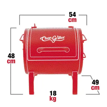 Char-Griller E82424 - Barbecue latéral et barbecue de table portable