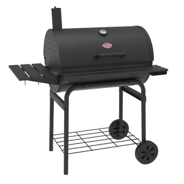 Char-Griller Pro Deluxe E2827 - Barbecue à charbon sur roulettes