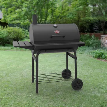 Char-Griller Pro Deluxe E2827 - Barbecue à charbon sur roulettes