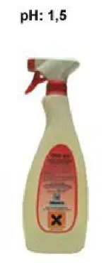 détergent pour le nettoyage sanitaire - nettoyage des résidus de calcaire et de savon