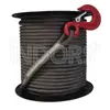 Corde textile grise 10x100