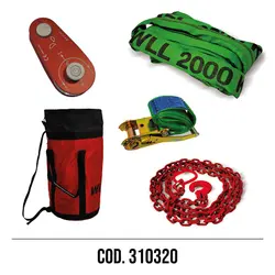 KIT SECOND FIRE AVEC CHAÎNE ET SAC COD. 310320