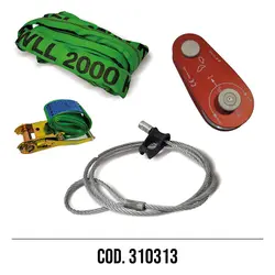 KIT DE DIVERSION AVEC CÂBLE CHOKER COD. 310313