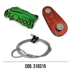 KIT SECOND FIRE AVEC CÂBLE CHOKER COD. 310315