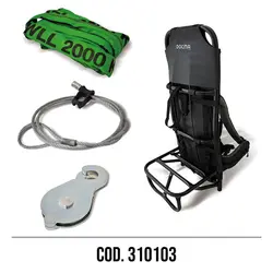 KIT COMPLET AVEC CÂBLE CHOKER ET SAC À DOS COD. 310103