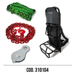 KIT COMPLET AVEC CABLE, CHAINE ET SAC A DOS COD. 310104
