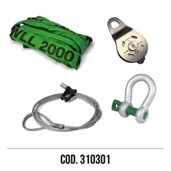 KIT DE DIVERSION AVEC CÂBLE CHOKER COD. 310301