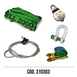 KIT DE DIVERSION AVEC CÂBLE CHOKER COD. 310303