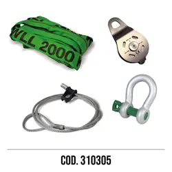 KIT SECOND FIRE AVEC CÂBLE CHOKER COD. 310305