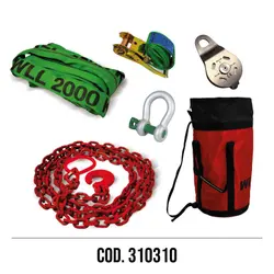 KIT SECOND FIRE AVEC CHAÎNE ET SAC COD. 310310