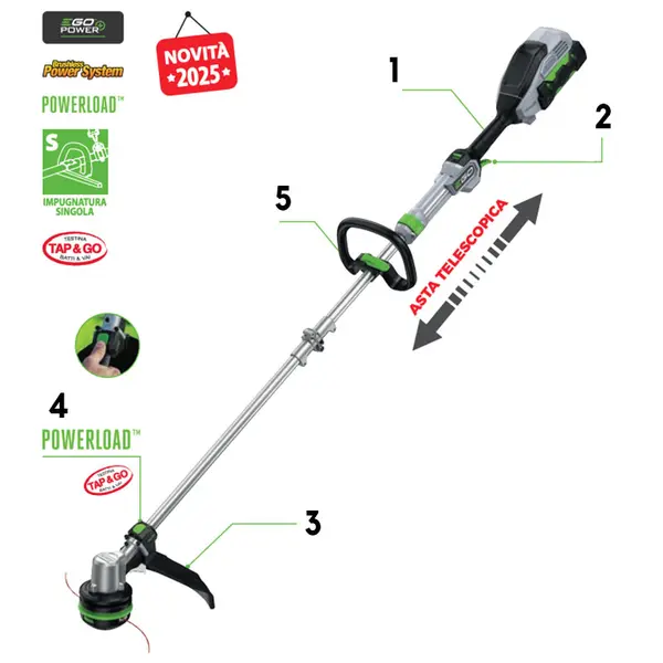EGO ST 1511 E-T - Débroussailleuse filaire 38 cm