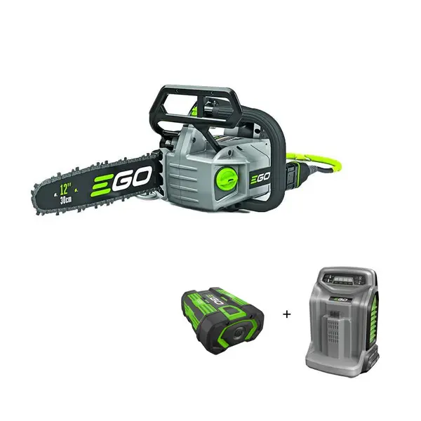 EGO KitCSX 3002 Tronçonneuse avec Batterie 4 Ah