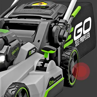 Tondeuse à gazon autotractée EGO LM2021E-SP - 50 cm, 3 fonctions - Kit batterie 5 Ah + chargeur rapide