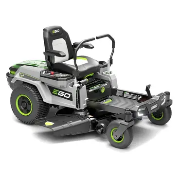Kit tondeuse autoportée EGO ZT4201E-L Z6 107 cm avec chargeur rapide et kit de mulching