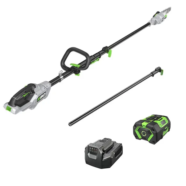 EGO 059460 - Kit Taille-haie télescopique avec rallonge et Kit Batterie 4 Ah 