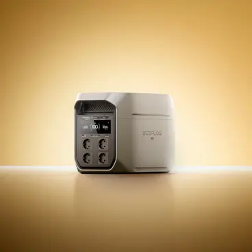 Ecoflow DELTA 3 Max EFD3M-G-EU-CBOX - Station d'alimentation portable 2048 Wh avec entrée solaire de 1000 W