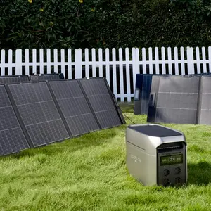 Ecoflow DELTA 3 Max EFD3M-G-EU-CBOX - Station d'alimentation portable 2048 Wh avec entrée solaire de 1000 W