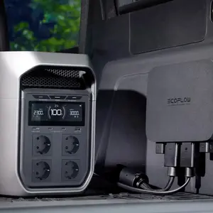 Ecoflow DELTA 3 Max EFD3M-G-EU-CBOX - Station d'alimentation portable 2048 Wh avec entrée solaire de 1000 W