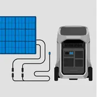 Centrale électrique domestique EcoFlow Delta Pro 3 avec panneaux solaires