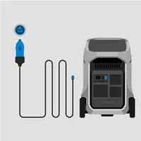 Station de recharge EcoFlow Delta Pro 3 avec prise allume-cigare