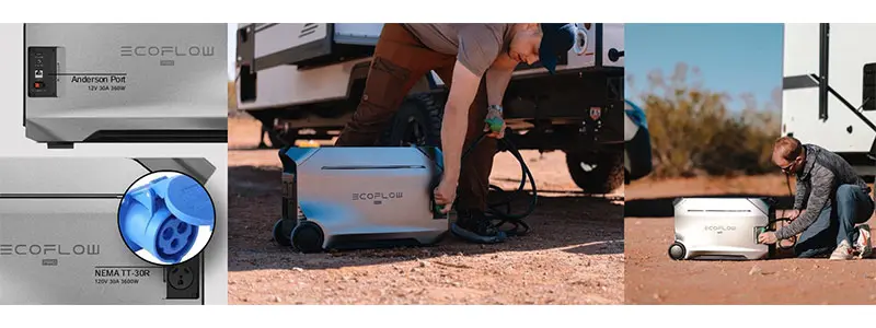 Ecoflow DELTA Pro 3 - Station d'alimentation portable 4 kWh pour la maison et le camping