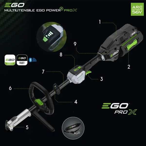 EGO PHX1600 - Bloc d'alimentation pour outil multifonction Pro X