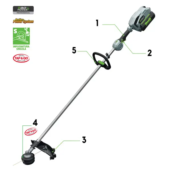 EGO ST1530E EgoPower+ Professionnel - Débroussailleuse professionnelle