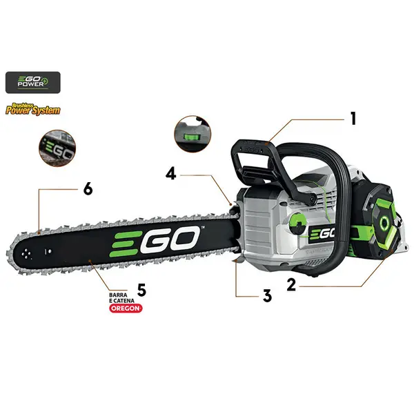 Tronçonneuse professionnelle sans fil EGO CS 1410 E
