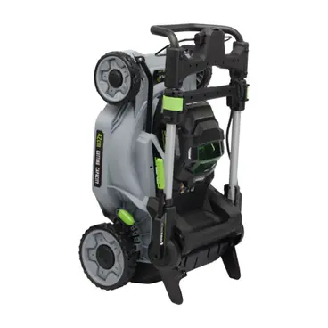 Tondeuse à gazon EGO LM 1701 E pour jardins jusqu'à 400 m², batterie 2,5 Ah et chargeur inclus.