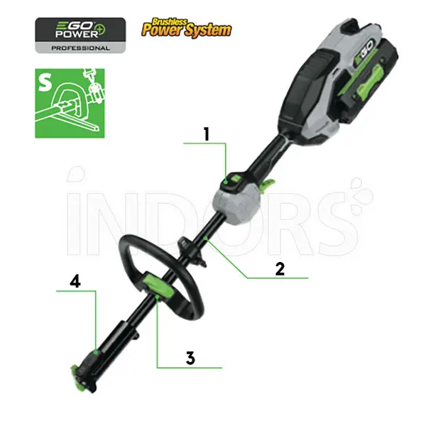 EGO PH 1420 E - Outil multifonction avec batterie 4 Ah et chargeur rapide