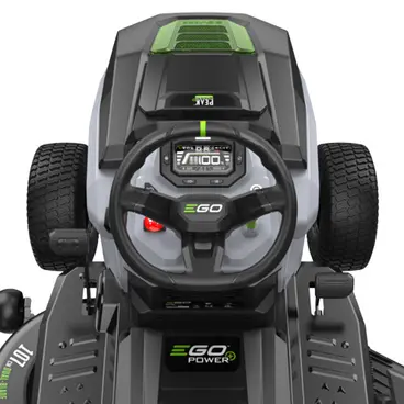 Tondeuse autoportée EGO TR 4201 E - T6 à éjection latérale et mulching pour 6000 m²