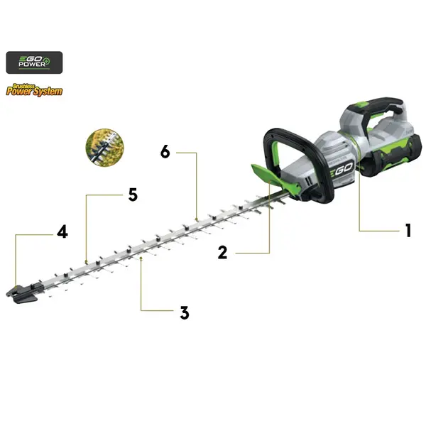 Taille-haie bidirectionnel EGO HT 2600 E - 66 cm