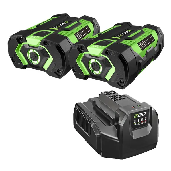 EGO HT 2601 E - Kit PROMO Taille-haie 66 cm avec kit de 2 batteries 2,5 Ah