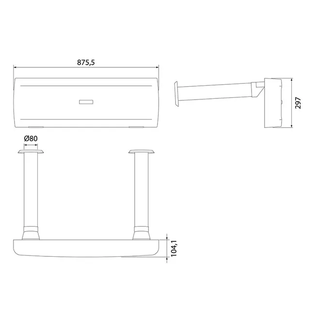Elicent REC SanAir WALL 4SA0000 - Unité de ventilation mécanique contrôlée décentralisée à double flux
