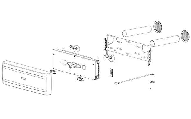 Elicent REC SanAir WALL 4SA0000 - Unité de ventilation mécanique contrôlée décentralisée à double flux