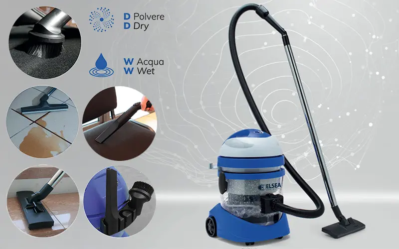 Elsea Bio Wet & Dry - Aspirateur et liquides multifonctions 2 en 1