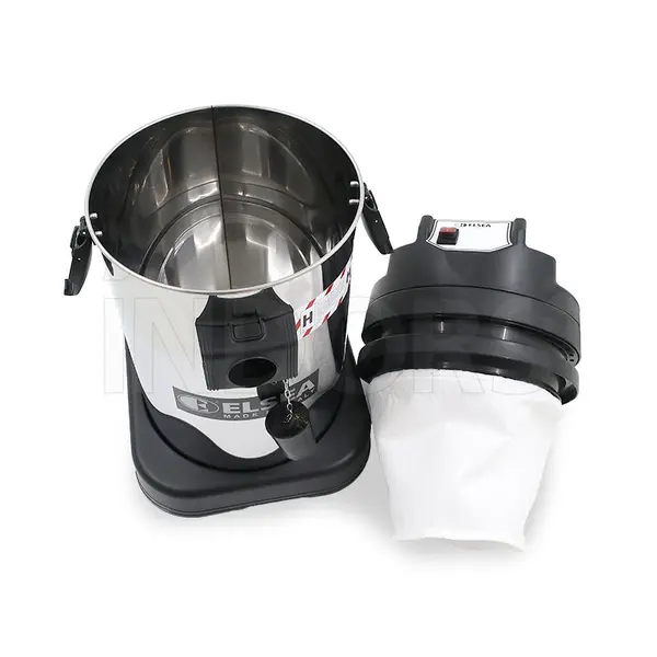 Poubelle sous vide Elsea Hamiantus 37L avec fût en acier inoxydable