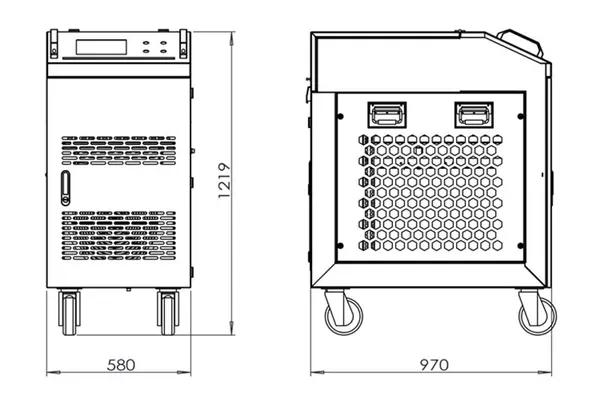 Nettoyeur laser LC-P-300L - 300 W refroidi à l'eau