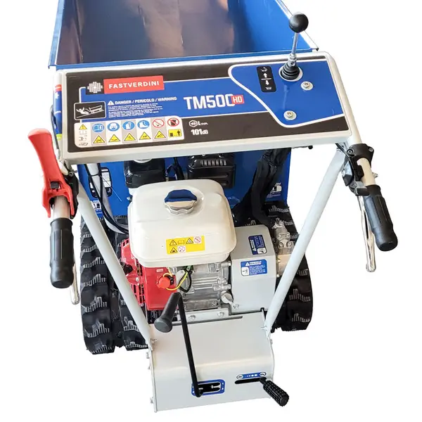 Mini-dumper professionnel sur chenilles Fast Verdini TM 350 AM et Fast Verdini TM 500 AM