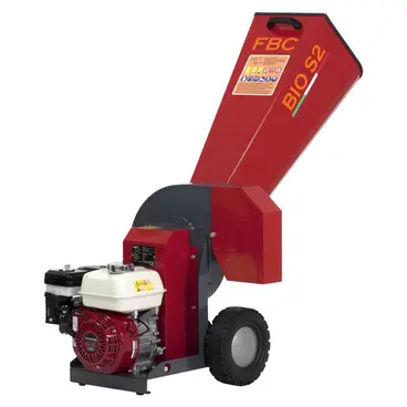 FBC BIO.S2.55H - Broyeur à bois à essence avec moteur Honda de 4,8 CV, capacité de travail 2 à 3 m³/h