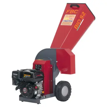Broyeur à bois thermique FBC BIO.S2.65A, moteur Loncin 5,6 CV, capacité de travail 2 à 3 m³/h