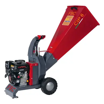 Broyeur à bois à essence FBC CIP.6.65A avec moteur Loncin 5,6 CV, capacité de travail : 4 m³/h