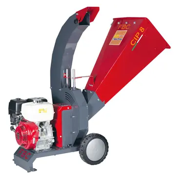 Broyeur à bois à essence FBC CIP.8.13H avec moteur Honda de 11,7 CV, capacité de travail de 4 à 7 m³/h